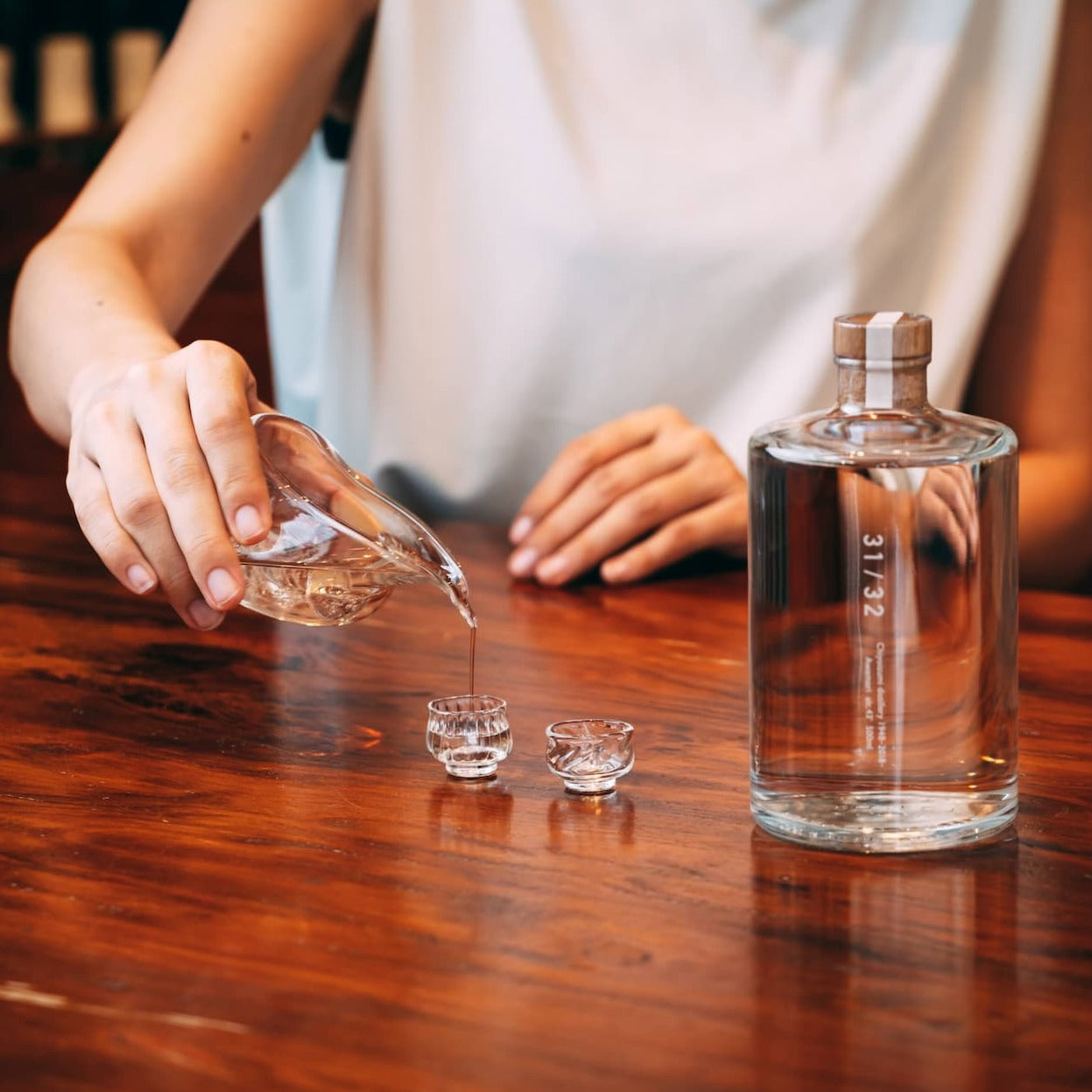 最期の泡盛を大切な人と飲む写真